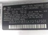 WBAHN835X7DT67501: 43561605