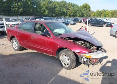2000 Oldsmobile Alero Gx из США, поврежденный, VIN 1G3NK52T9YC411864