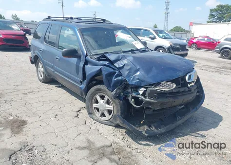 2002 Oldsmobile Bravada из США, поврежденный, VIN 1GHDT13S722106670