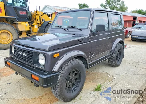 1986 Suzuki Samurai из США, поврежденный, VIN JS31C51V8G4110639