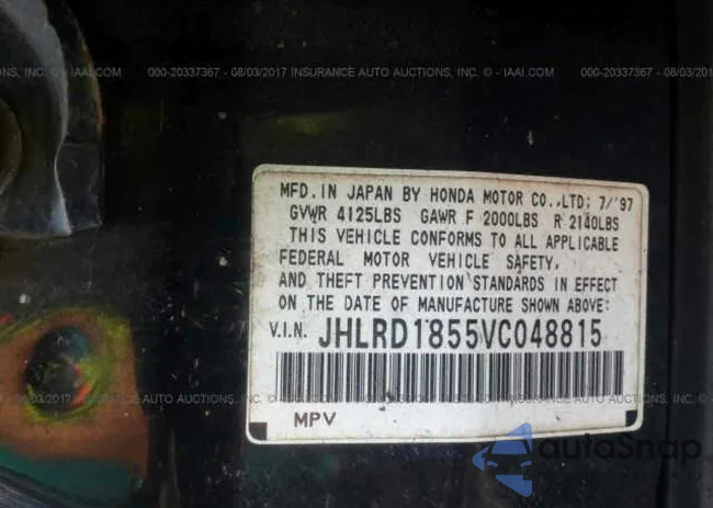 JHLRD1855VC048815: 22428280