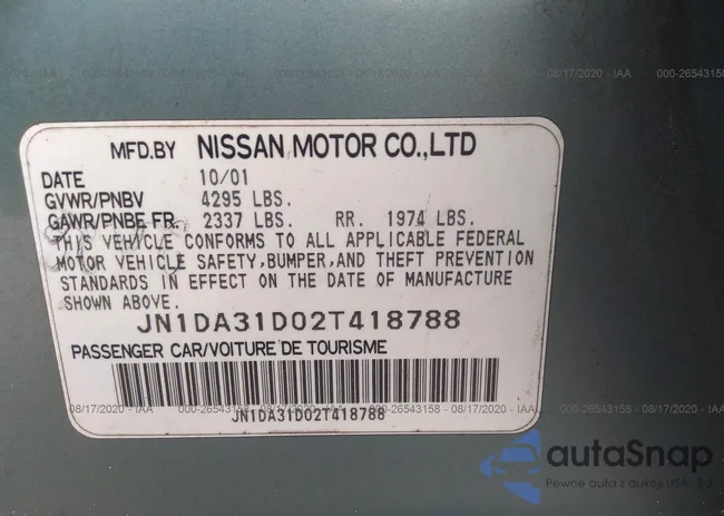 JN1DA31D02T418788: 26543158