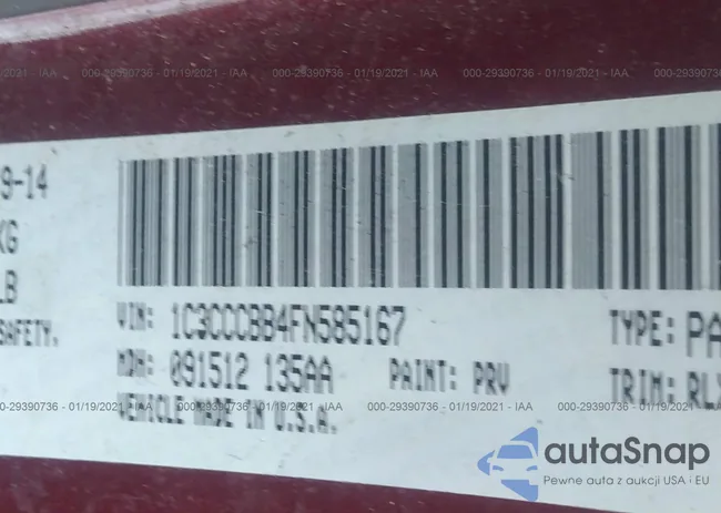 1C3CCCBB4FN585167: 29390736