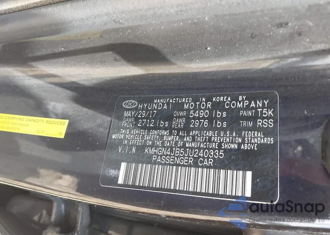 KMHGN4JB5JU240335: 30532553