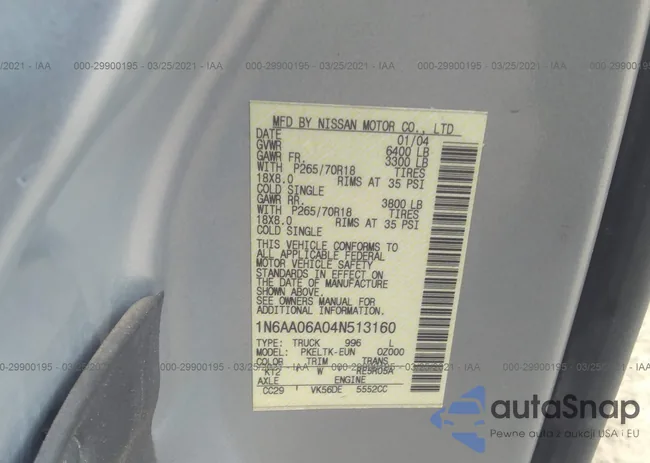1N6AA06A04N513160: 29900195