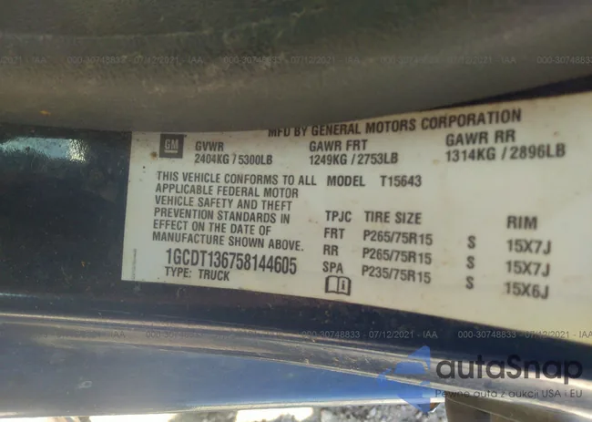 1GCDT136758144605: 30748833