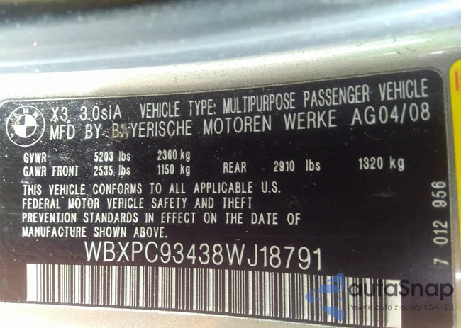 WBXPC93438WJ18791: 31993127