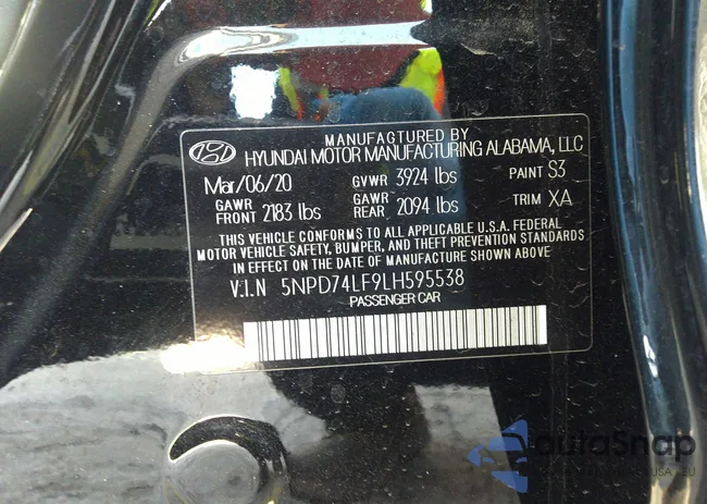 5NPD74LF9LH595538: 32089675