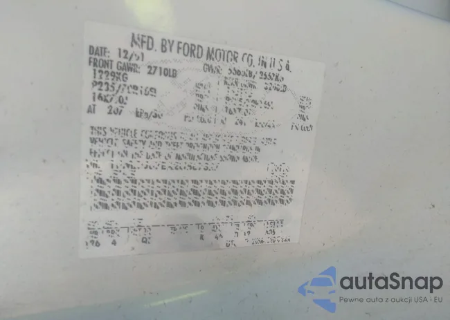 1FMZU67EX2UB67327: 32339337