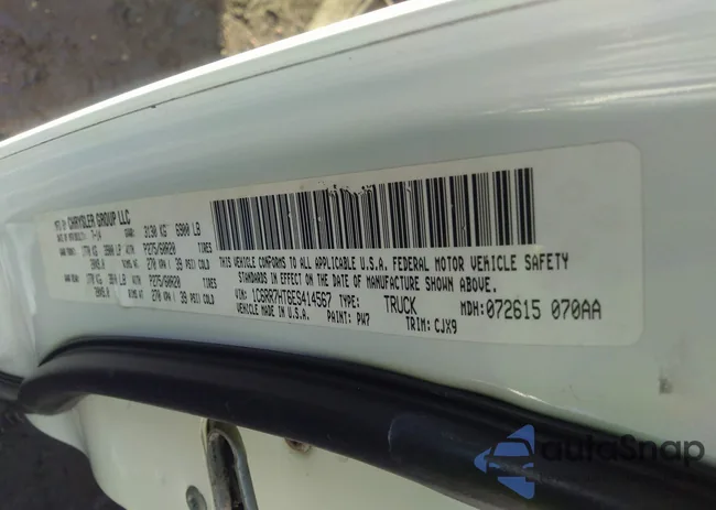 1C6RR7HT6ES414567: 32413131