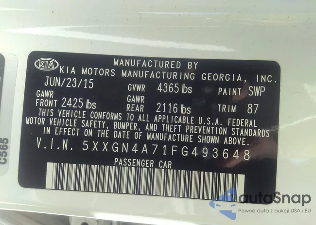 5XXGN4A71FG493648: 32483878