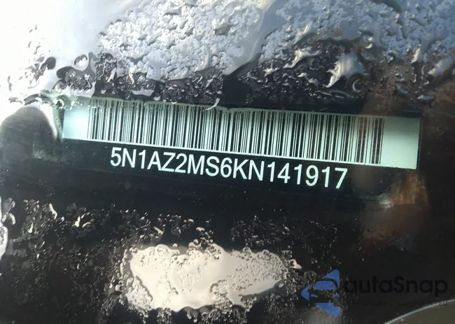 5N1AZ2MS6KN141917: 31851411