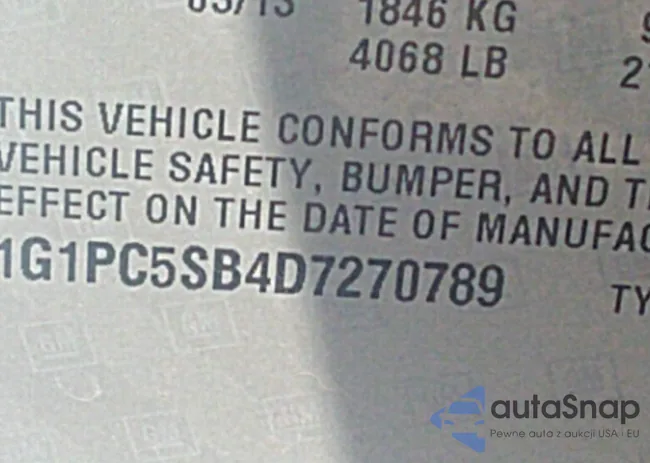 1G1PC5SB4D7270789: 33110501
