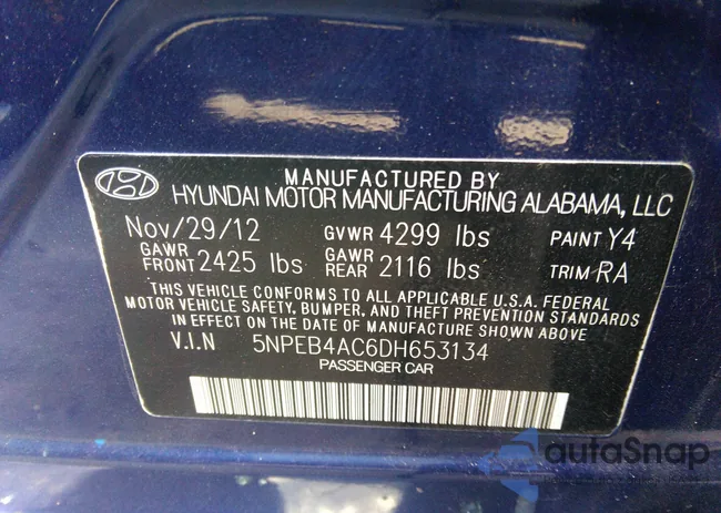 5NPEB4AC6DH653134: 33397041