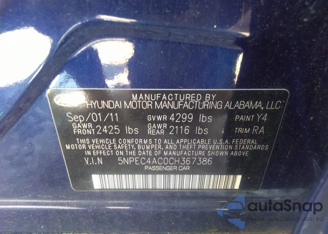 5NPEC4AC0CH367386: 33513009