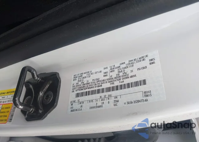 1FTEW1EPXKKC31849: 33712396