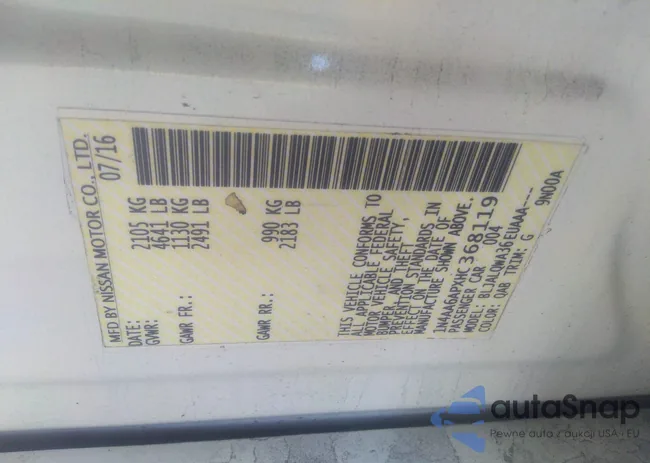 1N4AA6APXHC368119: 35198046