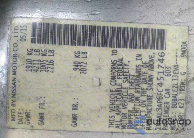 1N4AL3AP6FC451746: 35285588