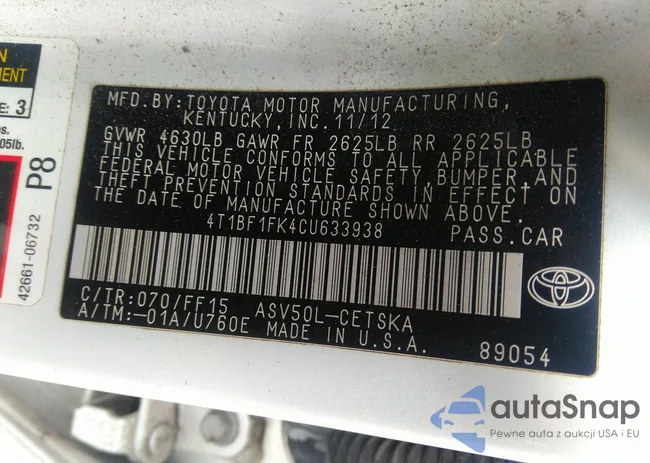 4T1BF1FK4CU633938: 35337513