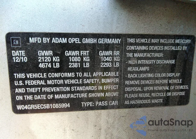 W04GR5EC5B1085994: 35430101