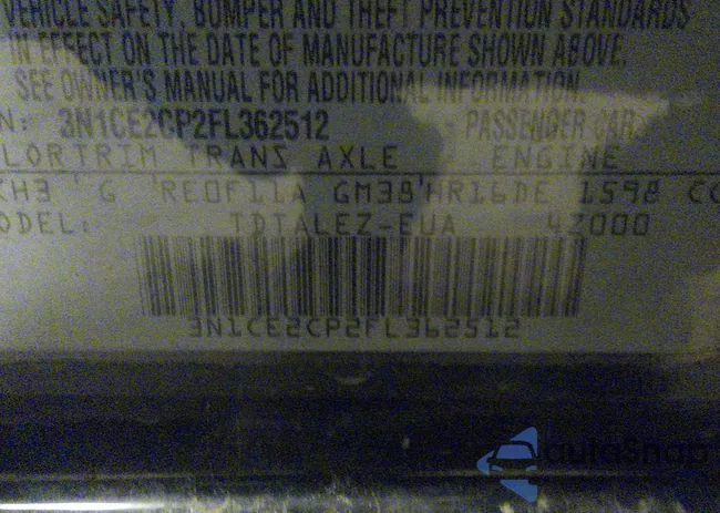 3N1CE2CP2FL362512: 35461827