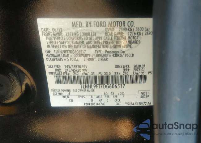 1LNHL9FT7DG606517: 35482479