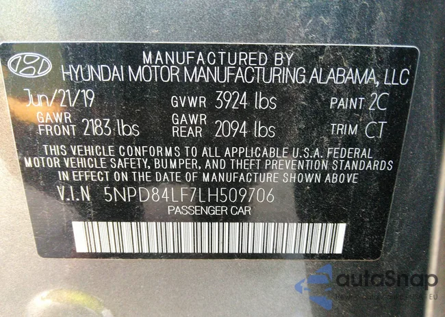 5NPD84LF7LH509706: 34640799