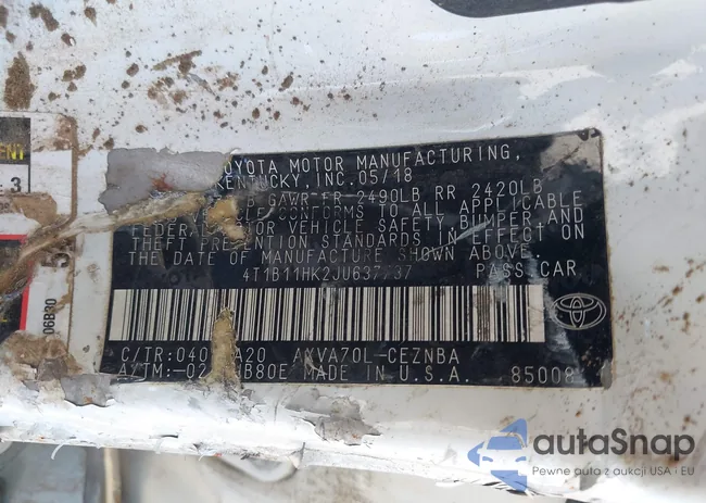 4T1B11HK2JU637737: 34731470