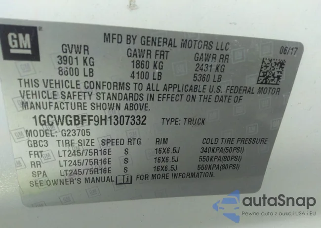 1GCWGBFF9H1307332: 35992813