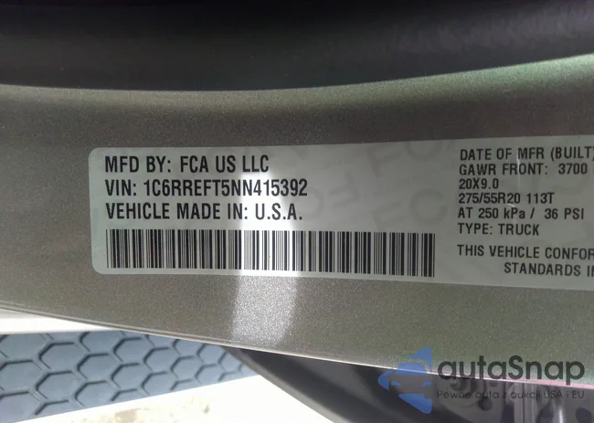 1C6RREFT5NN415392: 36093703