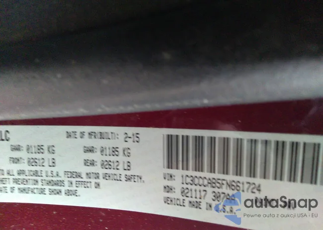 1C3CCCAB5FN661724: 36253680