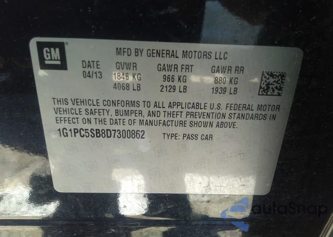 1G1PC5SB8D7300862: 36506146