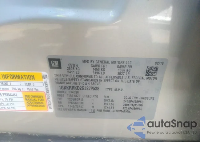 1GKKRRKD2GJ278538: 36510574