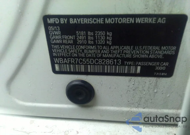 WBAFR7C55DC828613: 35551996