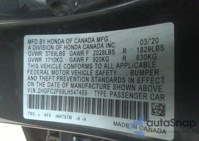 2HGFC2F69LH547469: 35606644