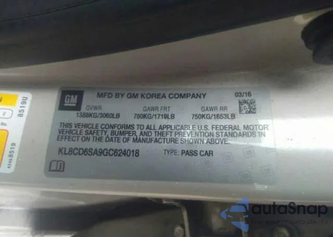 KL8CD6SA9GC624018: 35613581