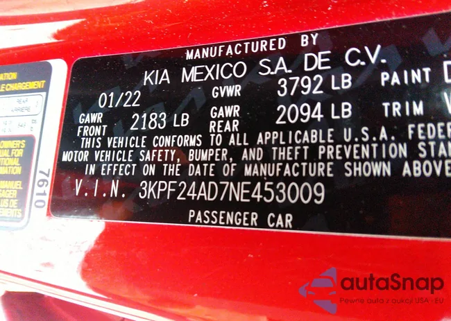 3KPF24AD7NE453009: 35718128