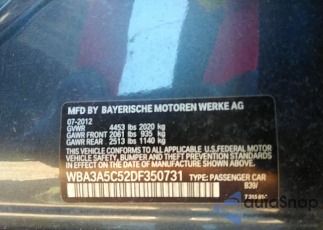 WBA3A5C52DF350731: 35799335