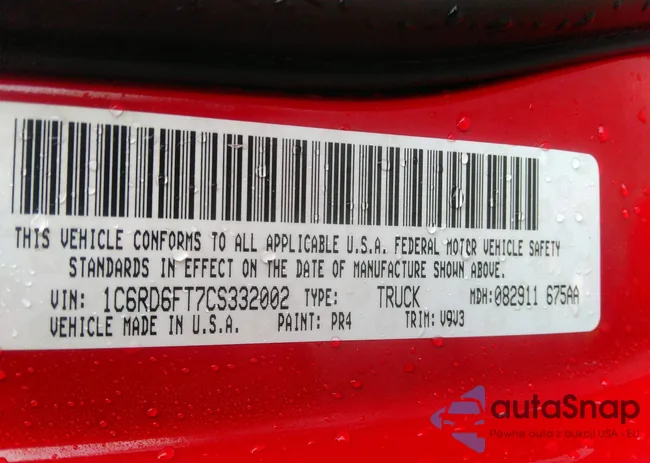1C6RD6FT7CS332002: 35835574