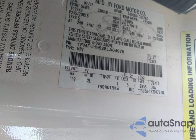 1FMFU19528LA04978: 35858521