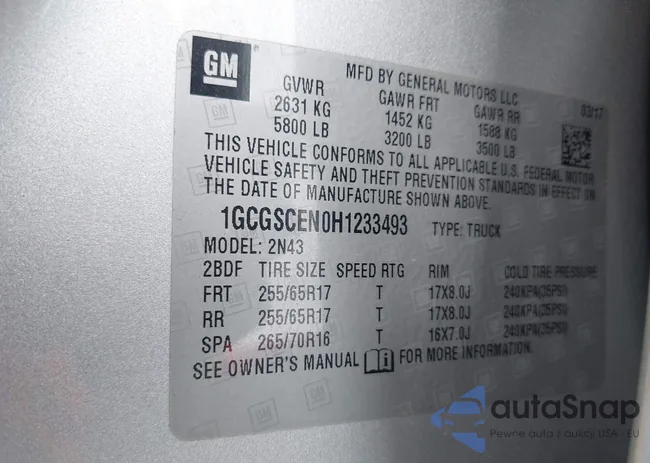 1GCGSCEN0H1233493: 36940960