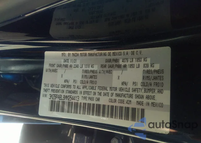 3MZBPABL8MM254413: 36981793