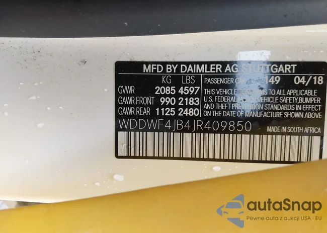 WDDWF4JB4JR409850: 37004853