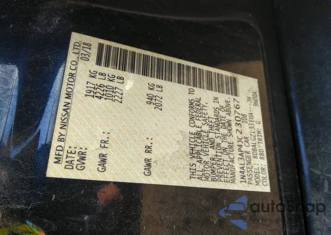 1N4AL3AP4JC230767: 37172802