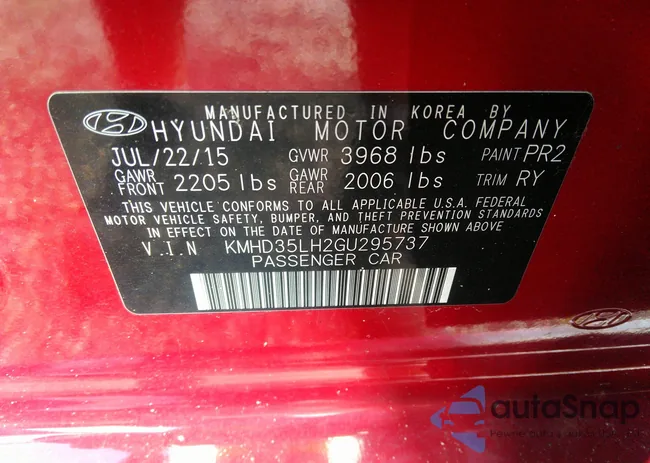 KMHD35LH2GU295737: 37189750