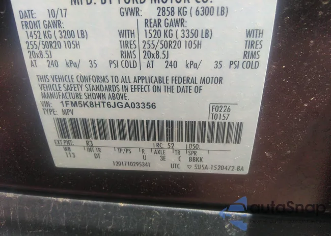 1FM5K8HT6JGA03356: 37194289