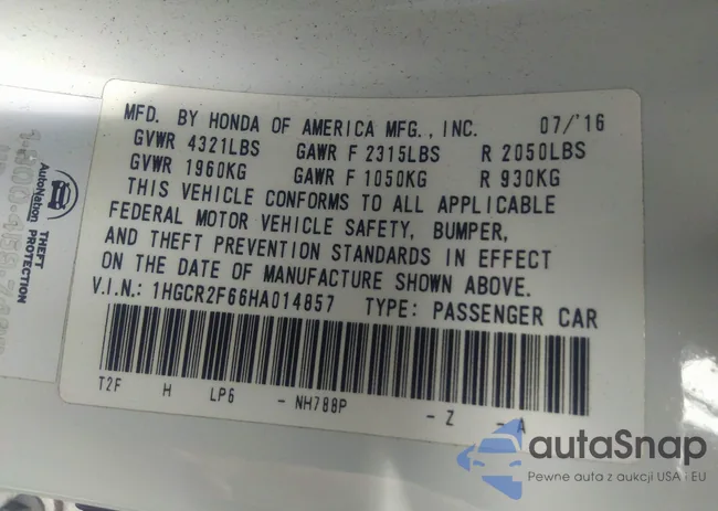 1HGCR2F66HA014857: 37251000