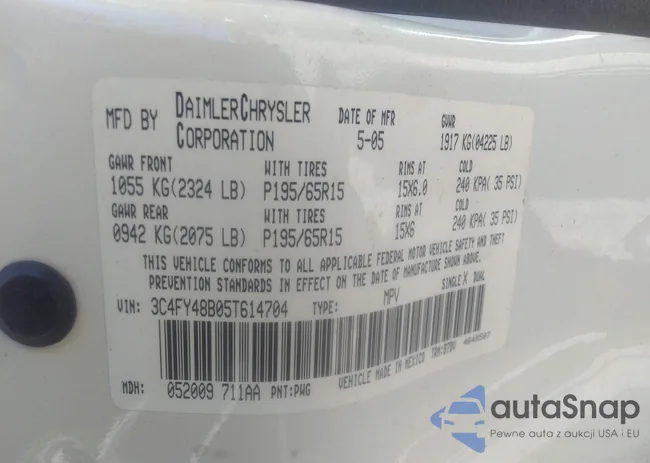 3C4FY48B05T614704: 37276586