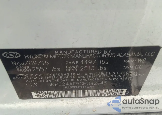 5NPE24AF5GH342146: 37302334