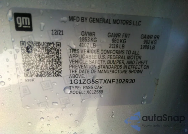 1G1ZG5STXNF102930: 37306209